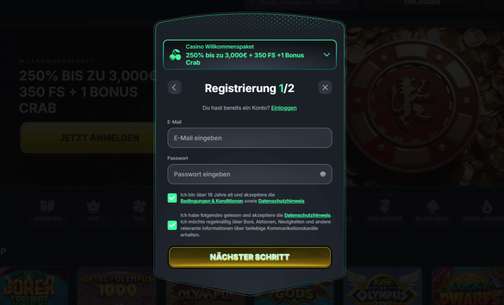 Kinbet Casino Login