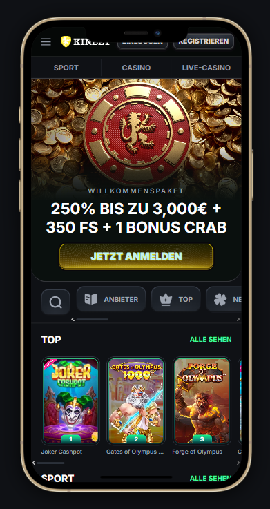 Boni Über Die Kinbet Casino App